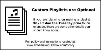 Online Playlist Builder & Custom Song Request Policy Reminder